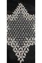 12 Pieces Pulley Beaded Star Napkin Lace Tsrm4-12 - 2