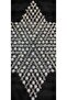 1 Piece Pulley Work Beaded Star Napkin Lace Tsrm19-1 - 2