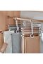 Closet Pants and Tie Shawl Hanger Organizer - Layered and Movable - 2