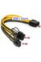 8 Pin Power Splitter Pci-e Molex 8 Pin Multiplexer Cable 8 Pin Video Card Multiplier - 3