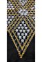 6 Pieces Beaded Star Lace Napkin - Pulley Tsrm15-6 - 3