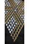 6 Pieces Pulley Beaded Star Napkin Lace Tsrm9-6 - 3