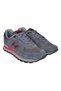 Genuine Leather Men's Sports Shoes-sneakers Hj-19250-m Gray Red - 6