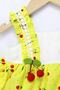 Cherry Figured Baby Girl Summer Dress - 3