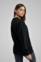 Mbey Minimal Embroidered Casual Cut Sweatshirt - 4
