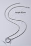 Wedding Ring and Chain Men's Steel Necklace - Imported Non-Tarnish Steel Chain Necklace - 2