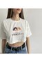 Women's Angel Printed Crop T-shirt - 4