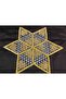 12 Pieces Beaded Star Lace Napkin - Pulley Tsrm1-12