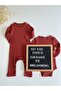 Red Brown Corded Modal Long Jumpsuit - 4