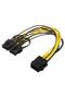 8 Pin Power Splitter Pci-e Molex 8 Pin Multiplexer Cable 8 Pin Video Card Multiplier - 4