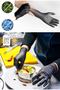 Extra Thick Multi-Purpose Nail Art Studio Food-Safe Black Pure Nitrile Powder-Free Gloves Xl - 6