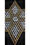 6 Pieces Beaded Star Lace Napkin - Pulley Tsrm15-6 - 2