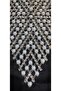 1 Piece Pulley Work Beaded Star Napkin Lace Tsrm19-1 - 3