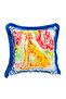 وسادة رمي مزخرفة بنمط الفهد - غطاء وسادة مخملي بتصميم خاص