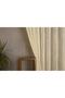Linen Tulle Glitter Cream Pleat Free - 2