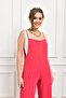 Women's Black Pocket Strap Casual Flowy Jumpsuit - 3