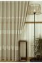 Vrc Pattern Linen Tulle Beige Color 1-2,5 Medium Close Pleat