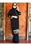 Leopard Detail Zipper Closure Hijab Tracksuit Set - 4