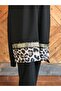 Leopard Detail Zipper Closure Hijab Tracksuit Set - 6