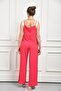 Women's Black Pocket Strap Casual Flowy Jumpsuit - 7