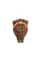 Natural Wood MDF Laser Cut Rustic Living Room Sconce Wall Decoration with Brown Bear Head Design (bulb Included) - 5