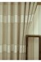 Vrc Pattern Linen Tulle Beige Color 1-2,5 Medium Close Pleat - 2