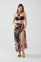 Ays Home Tropical Pattern Claret Red Pareo Beach Dress - 5