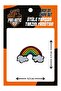 Iron-On Sew-On Woven Crest Patch, Rainbow