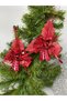 New Year's Christmas Flower Special Luxury Flower Ornament with Red Bell and Bells