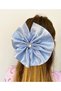 Crystal Stone Blue Satin Buckle