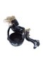 Wooden Black Women's Ashtray, Ash Tray, African Woman, Handmade Indonesia Product - 3