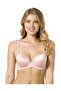 Women's Pink Earless Hollow Bra
