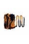8 mm Plastic Chain 10 Meters Yellow Black - 2
