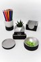 Office Set Pen Holder Flower Pot Cup Holder Memo Pad Holder Paper Clip Holder Business Card Holder Cactus
