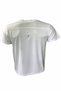 Men's White Casual Fitness Sports Running T-Shirt - 2