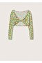 Printed Crop Top - 3