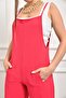 Women's Black Pocket Strap Casual Flowy Jumpsuit - 6