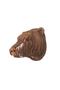 Natural Wood MDF Laser Cut Rustic Living Room Sconce Wall Decoration with Brown Bear Head Design (bulb Included) - 4