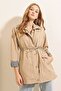 Tight Waist Trench Jeans - 3
