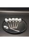 Dining Spoons 6 Pieces - Mediterranean (20cm - 2.5 Mm-304 Quality Steel) - 2