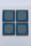 Glass Coaster| Set of 4 Flowers of Life| 10cm X 10cm - 3