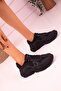 Black-Black Women's Sneaker 15765 - 3