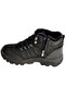 Men's Black Water-Cold Resistant Trakng Zippered Fur Keeping Warm Winter Boots Shoes - 2