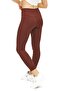 High Waist Ribbed Tights / Ribbed Brown Leggings - 5