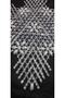 1 Piece Pulley Work Beaded Star Napkin Lace Tsrm26-1 - 3