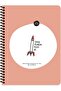 Feeling Things 18.5x25 Checked Notebook - So I Don't Die Missile Horse