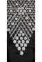 6 Pieces Pulley Beaded Star Napkin Lace Tsrm30-6 - 3
