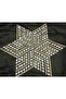 6 Pieces Beaded Star Lace Napkin - Pulley Tsrm37-6