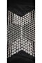 1 Piece Pulley Work Beaded Star Napkin Lace Tsrm39-1 - 2