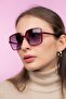 Clara Burgundy Women's Sunglasses - 3